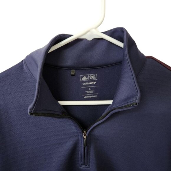 Adidas Climalite Quarter Zip Pullover Sweatshirt - Men’s Large - Picture 7 of 7